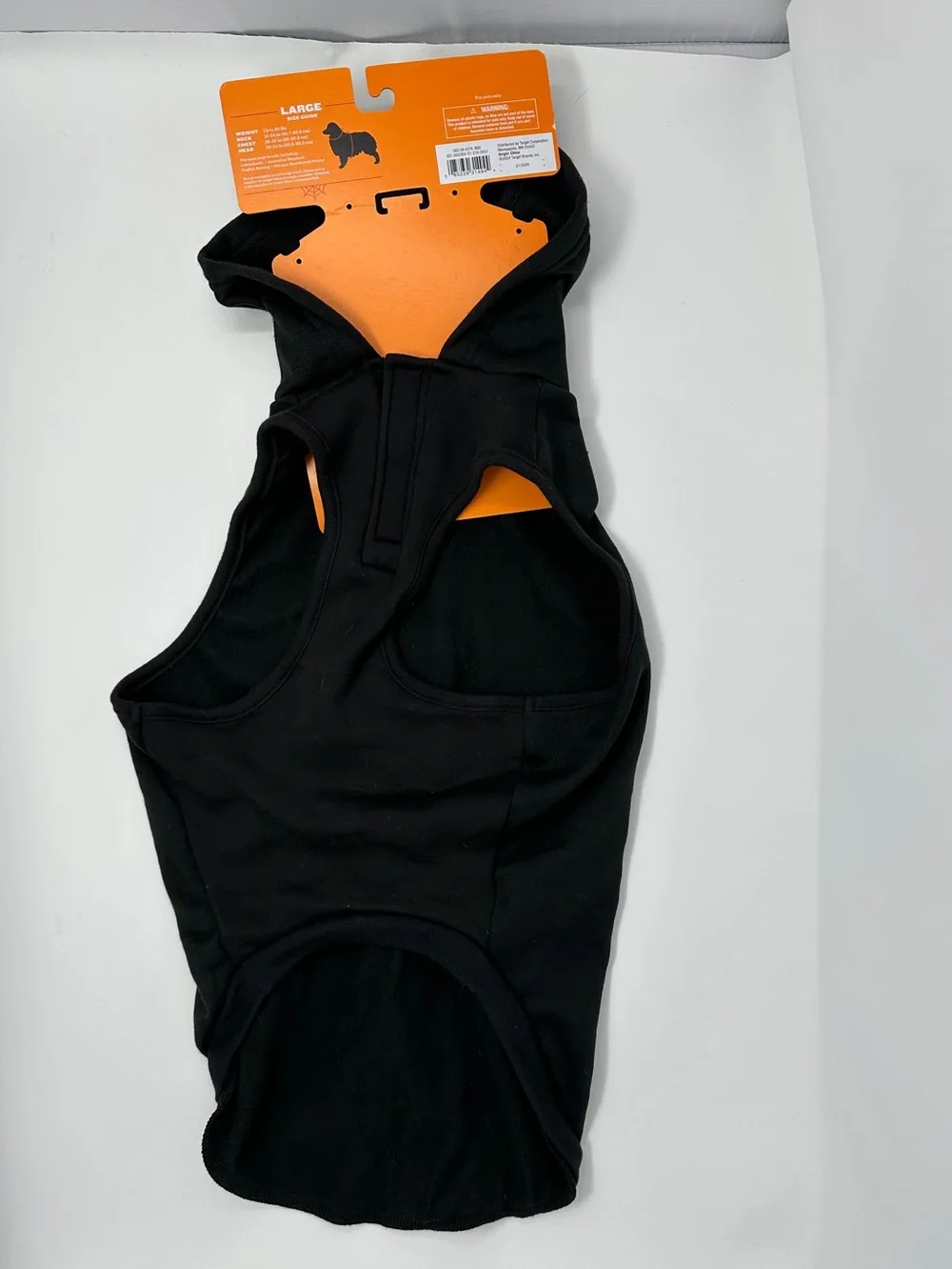 Dog Black Skeleton Hoodie Costume by Hyde and Eek - size large